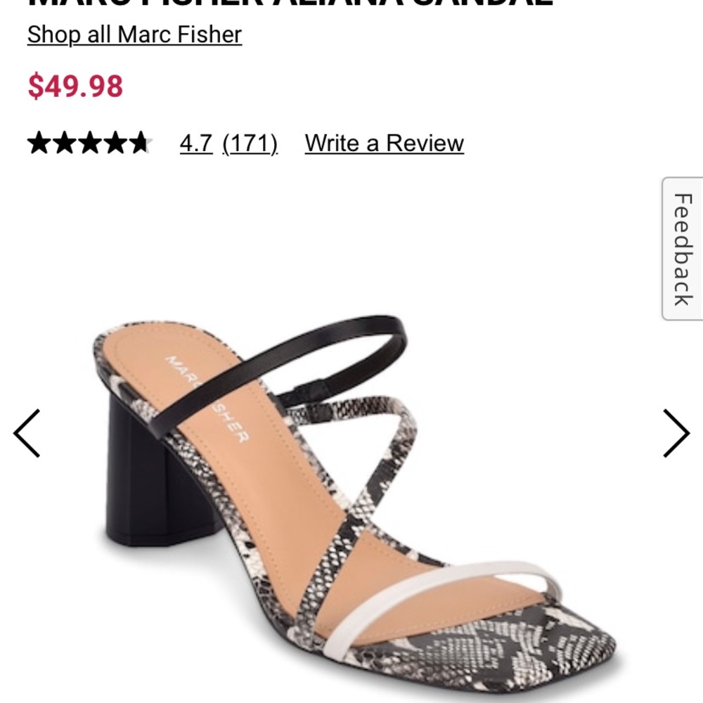 MARC FISHER ALIANA SANDAL